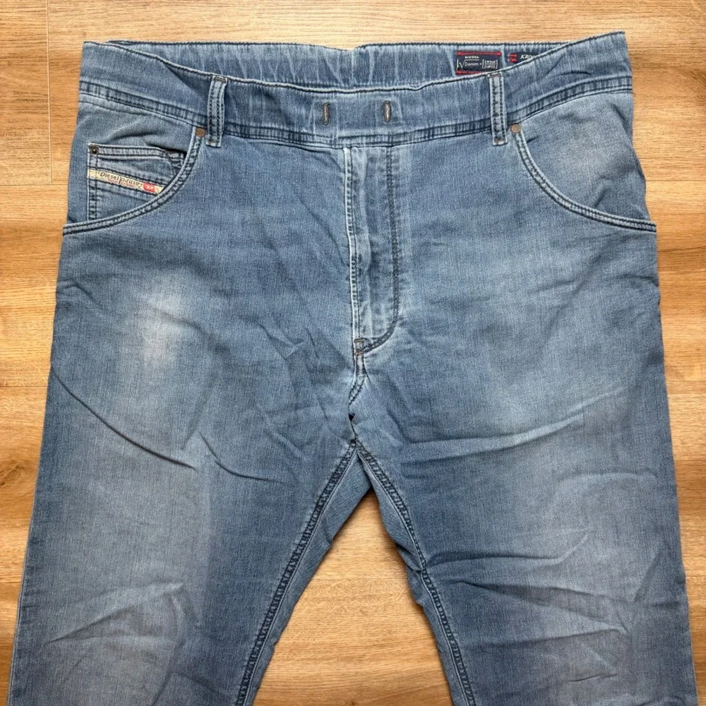 Diesel Krooley‎ JoggJeans Men 36 Blue Denim Sweatpants Hybrid Tapered Leg Pants